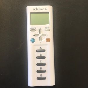 Iclicker or i clicker2 remote control